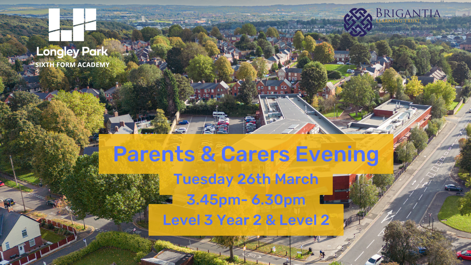 Parents & Carers  Evening  For Level 3 Year 2 & Level 2 Students
